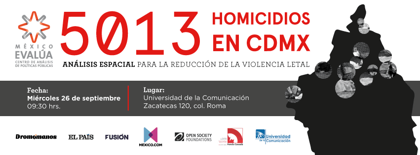 Este miércoles se presenta el estudio 5013 homicidios en Ciudad de México