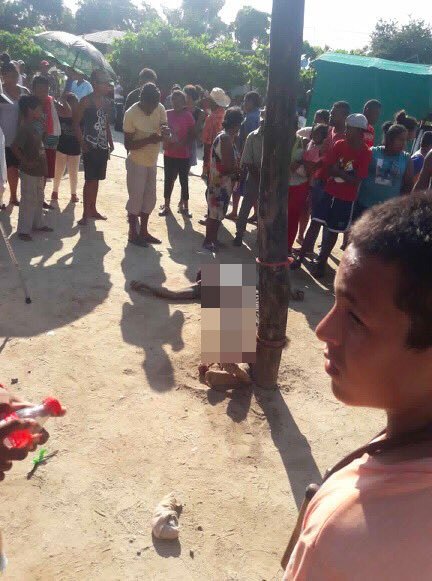 Linchan a joven que intentó abusar de una mujer en Oaxaca - muerto-linchado