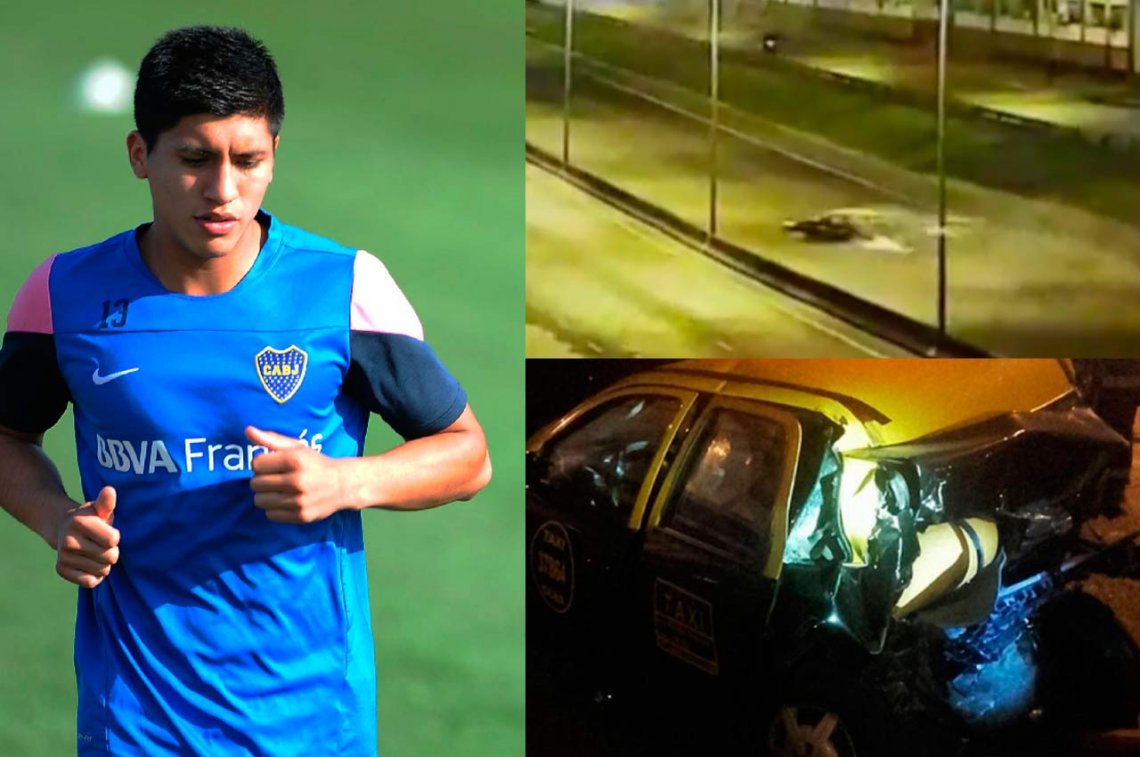 #Video Exjugador de Boca Juniors choca a taxi y deja dos muertos - nahuel-zarate-choque