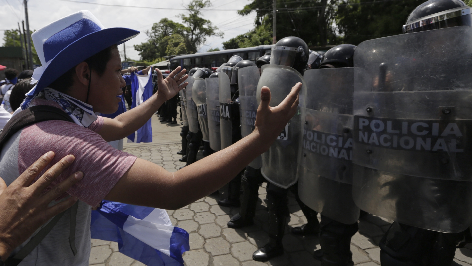 Manifestación en Nicaragua deja un muerto y al menos cinco heridos