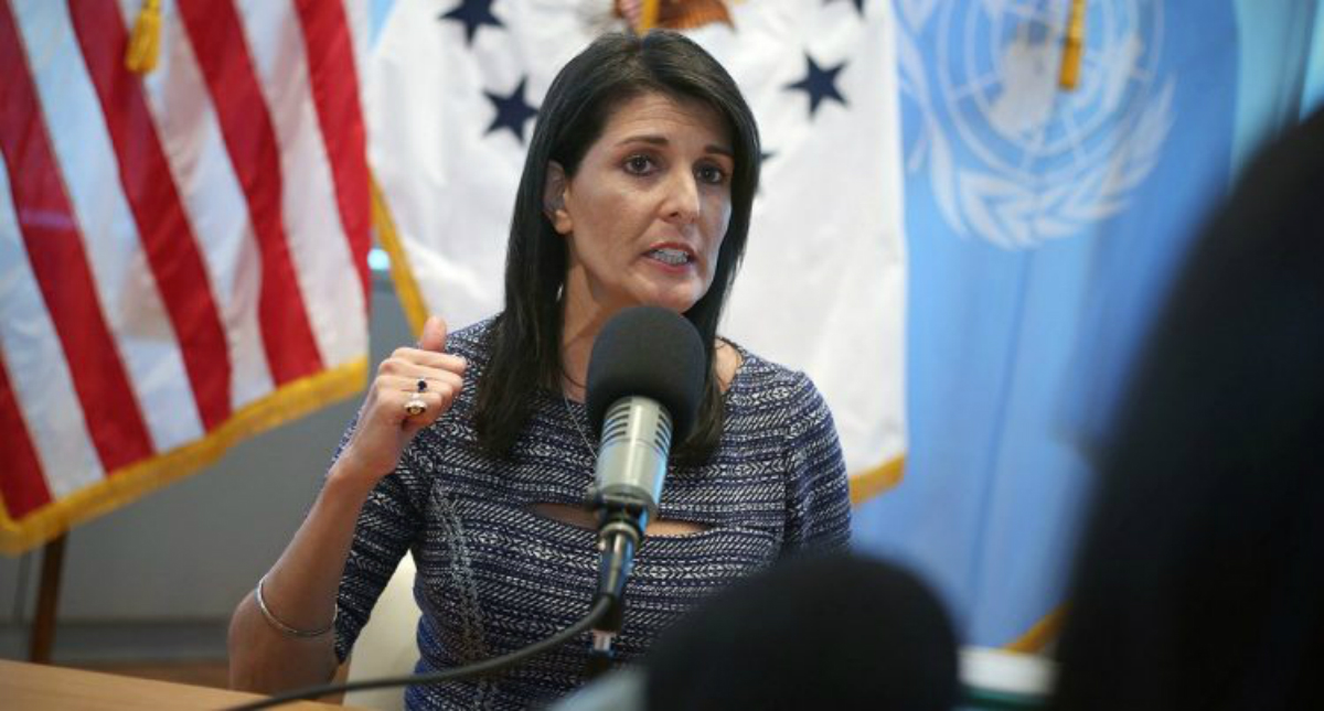 EE.UU. llama ante la ONU a ahogar financieramente a Venezuela - nikki-haley-columna-trump