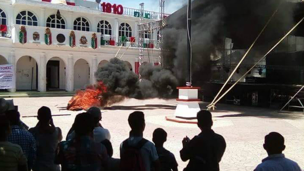 Cancelan festejos patrios en un municipio de Chiapas