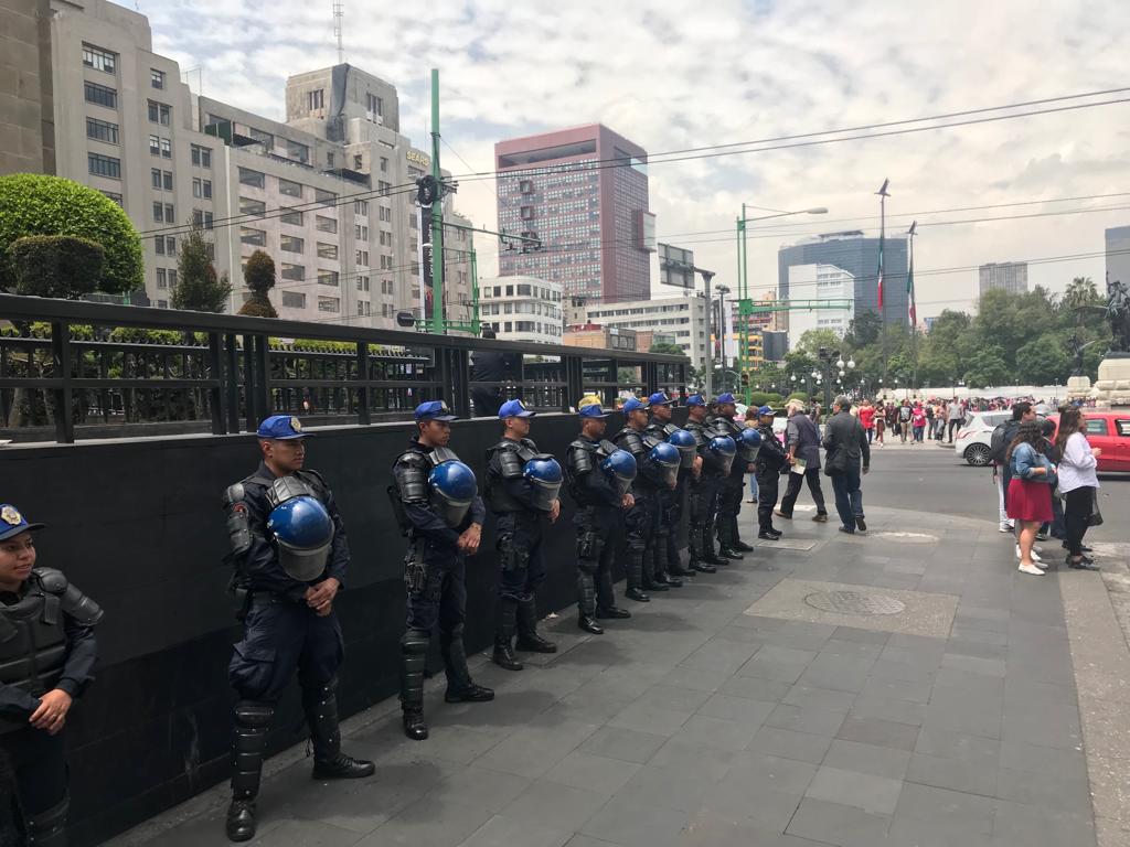 Cuatro mil 200 policías garantizarán seguridad en el Zócalo: SSP - operativo