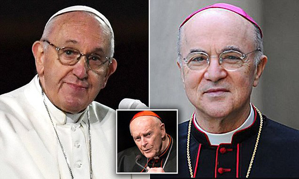Las imprecisiones en las acusaciones del cardenal Viganò - papa-francisco-vigano-mccarrick