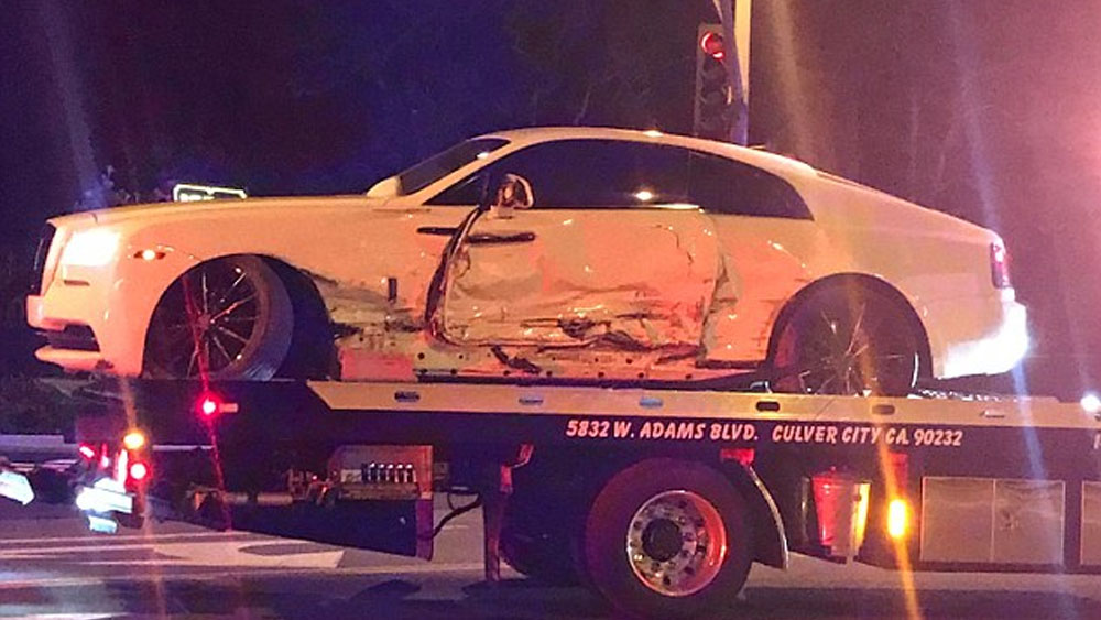 Post Malone choca su Rolls Royce tras incidente aéreo