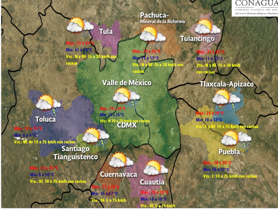 Frente frío 1 afectará el noreste del país - pronostico-domingo-9-3-1