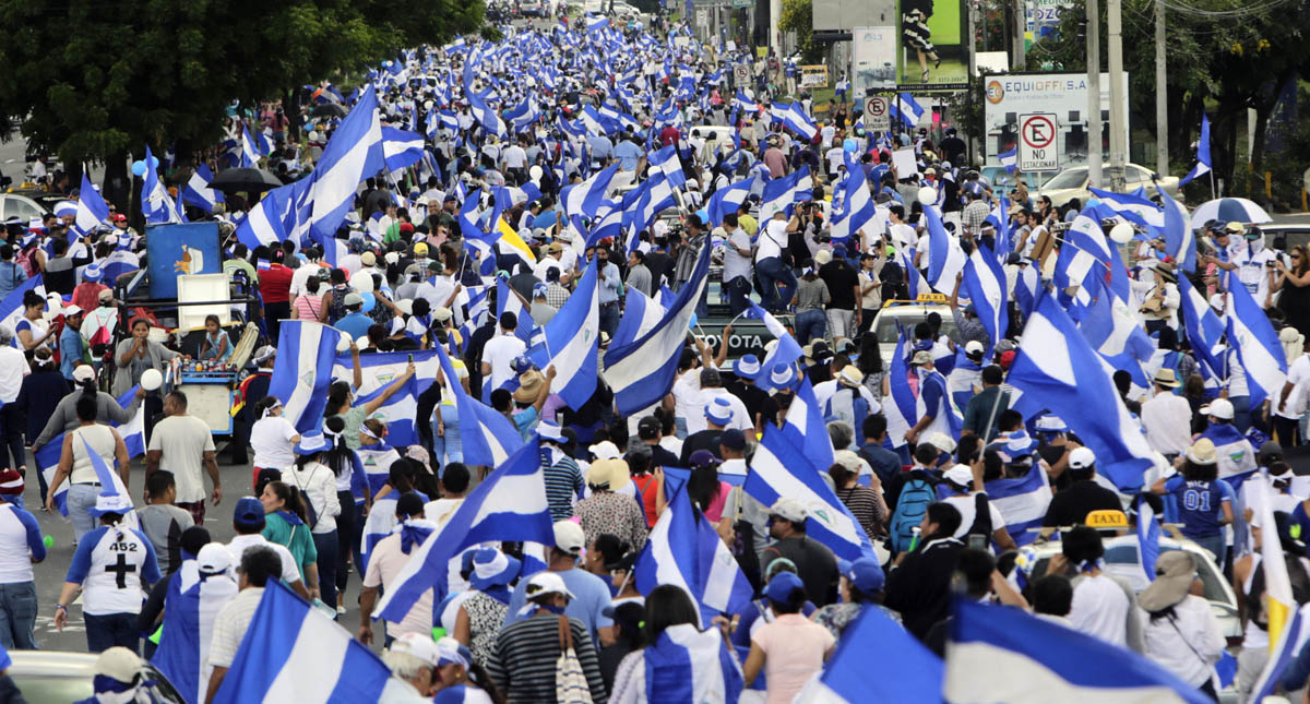 Disparos de paramilitares hieren a manifestantes en Nicaragua - protesta-nicaragua