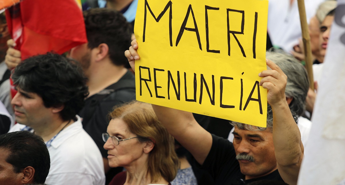 Sindicatos paralizan Argentina con huelga de 24 horas - protestas-argentina-contra-macri