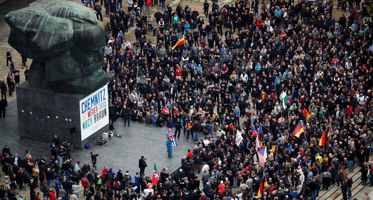 Ministro alemán de Exteriores llama a luchar contra el racismo - protestas-en-alemania-contra-extranjeros