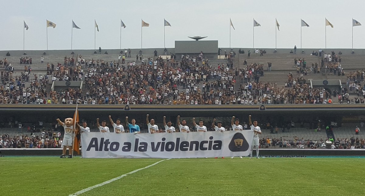 Pumas se solidariza con alumnos de la UNAM, gana en CU