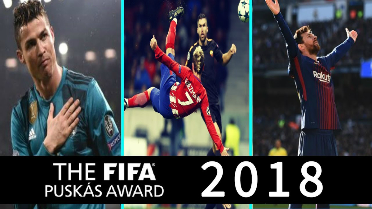 Los 10 nominados al Premio Puskas 2018