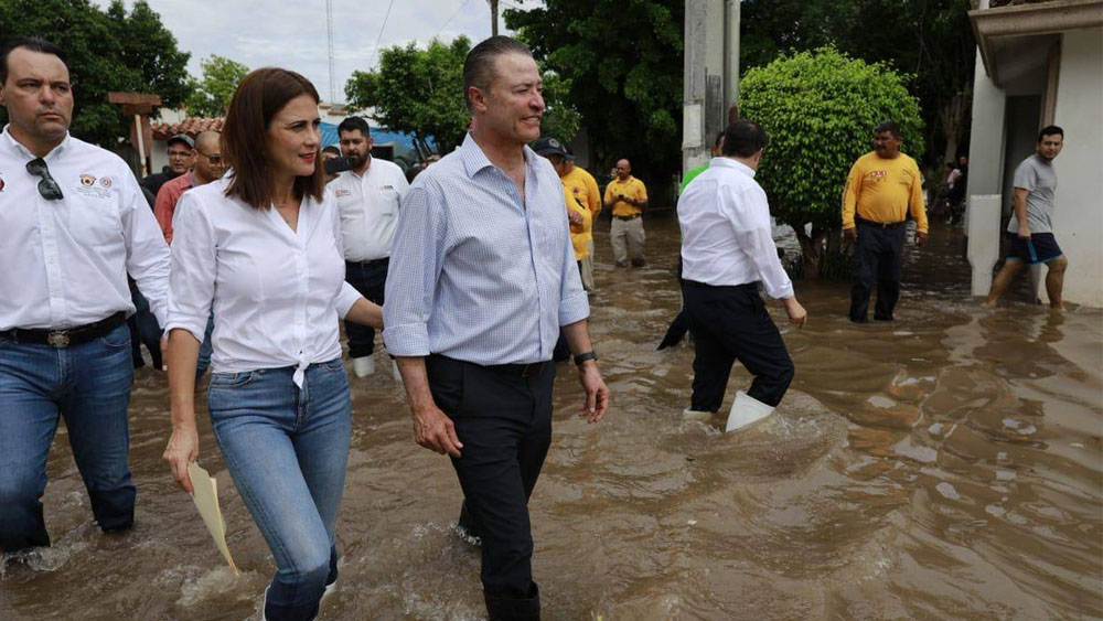 Quirino Ordaz pide apoyo al gobierno federal por inundaciones en Sinaloa