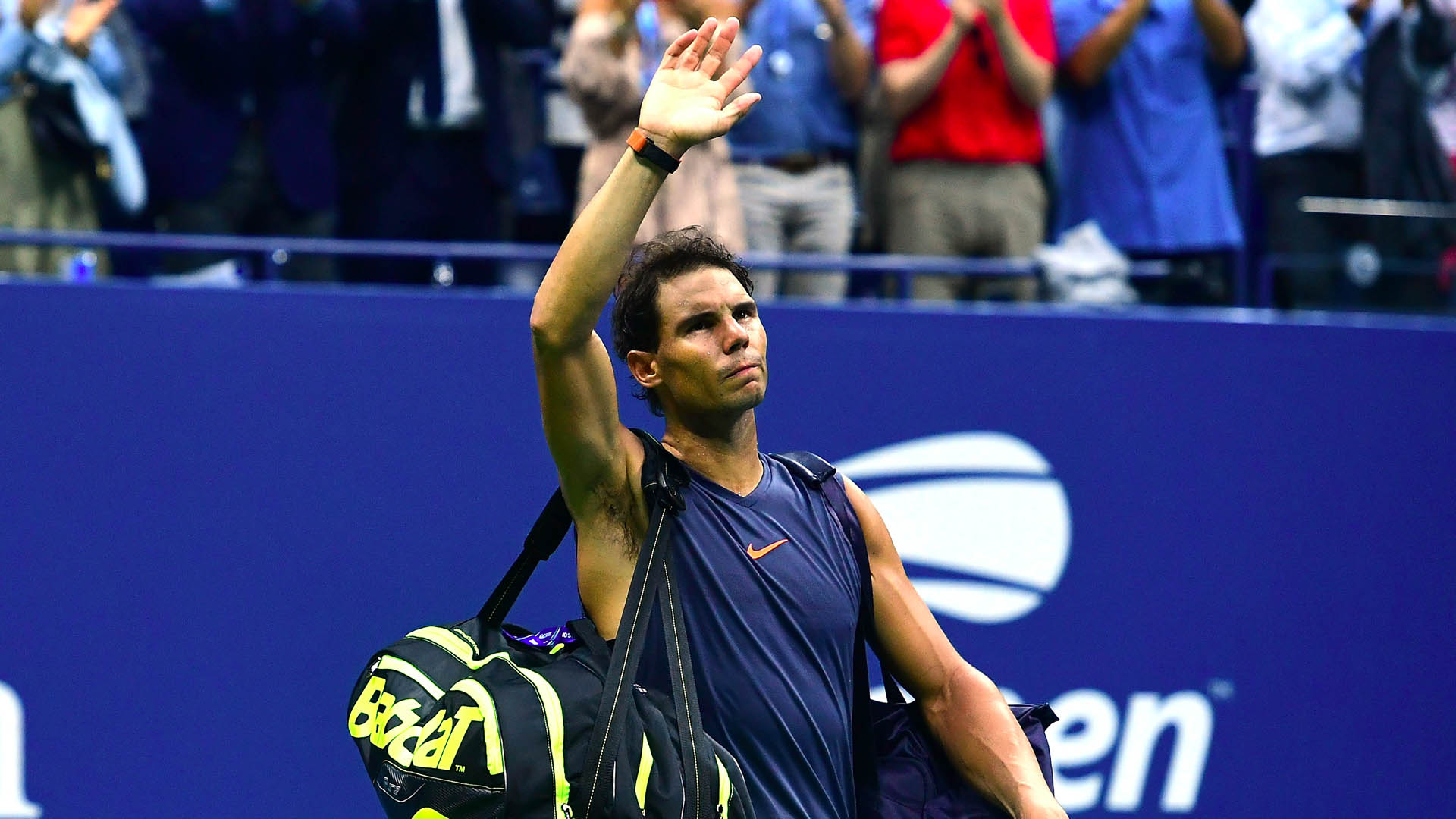 Nadal abandona por lesión y Del Potro va a la final del US Open
