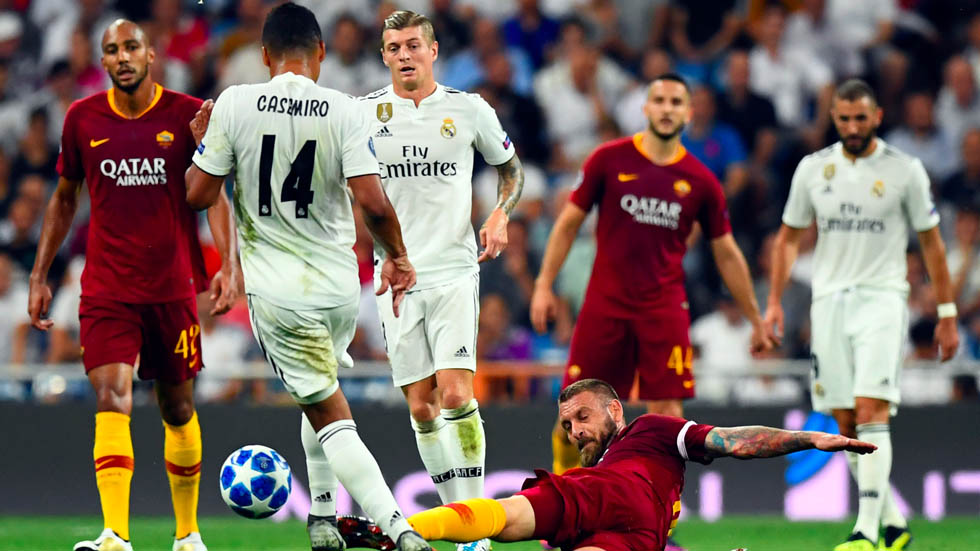 Real Madrid inicia defensa del tricampeonato europeo con el pie derecho - real-madrid-roma-champions-2