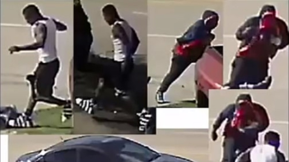 #Video Dan golpiza a cuentahabiente en estacionamiento para robarle - roban-a-cuentahabiente-en-estacionamiento-de-houston-texas