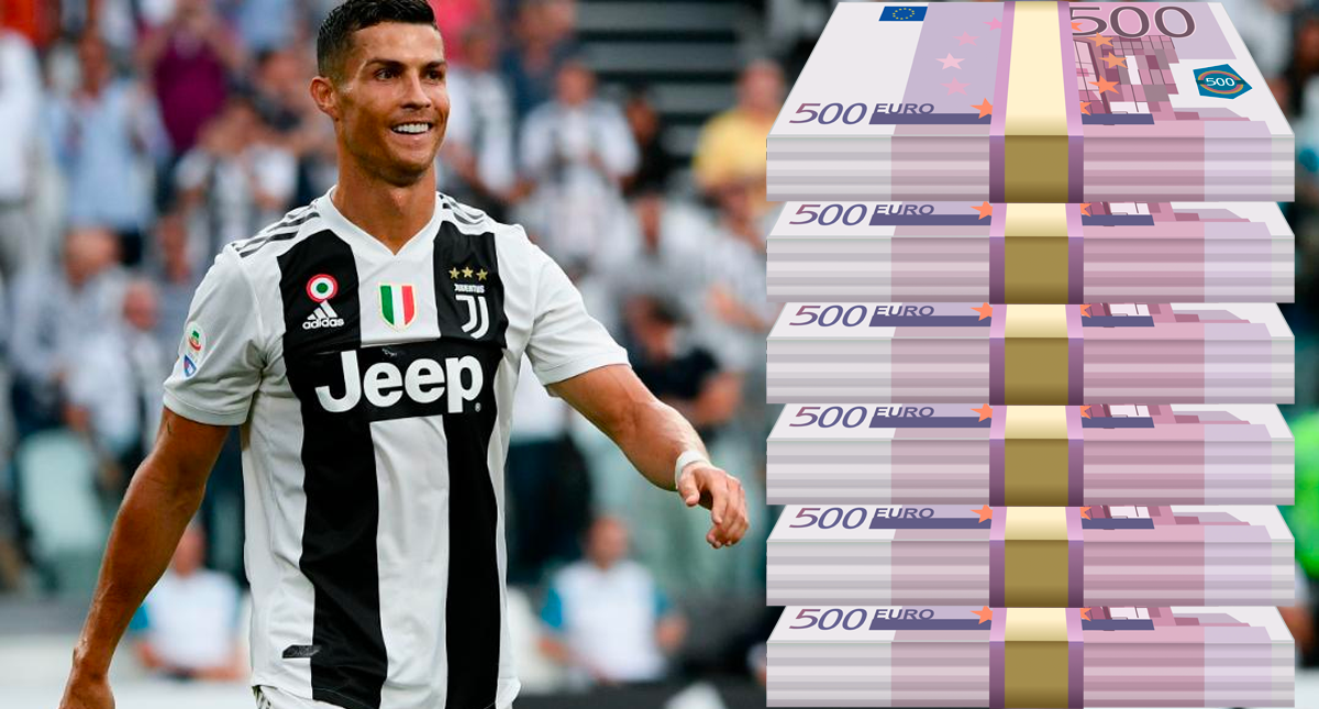 Cristiano Ronaldo gana 30 millones de euros por temporada