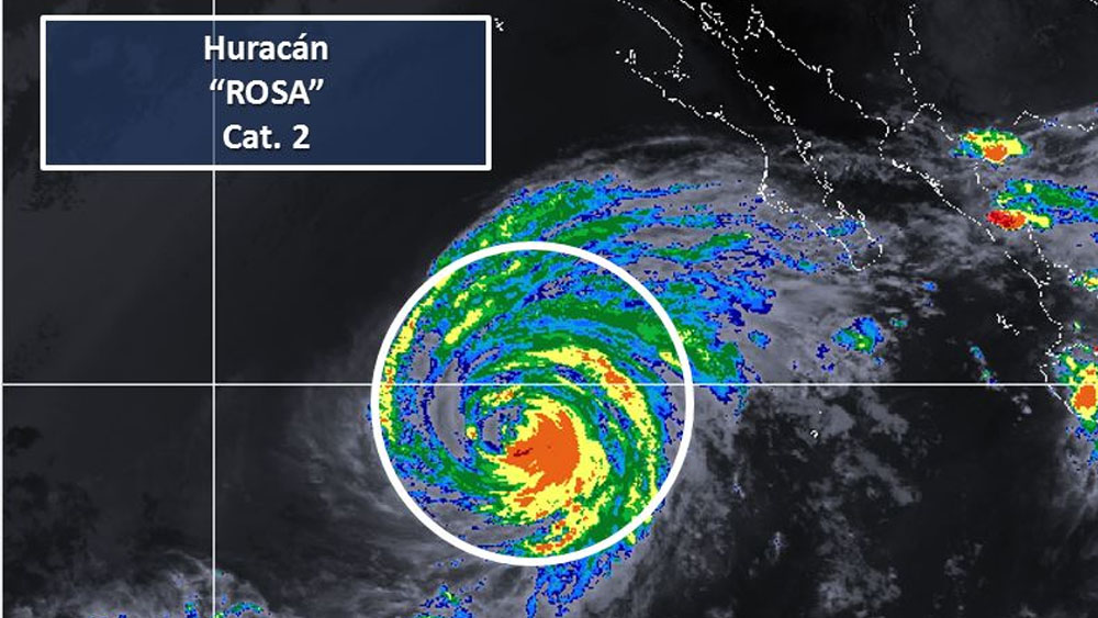 Huracán Rosa se degrada a categoría 2