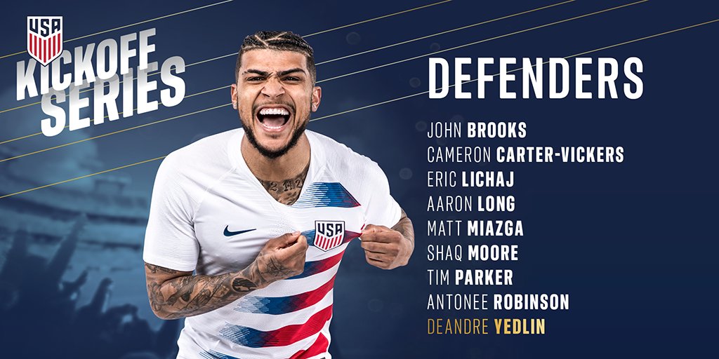 La convocatoria de Estados Unidos contra Brasil y México - seleccion-eeuu-2