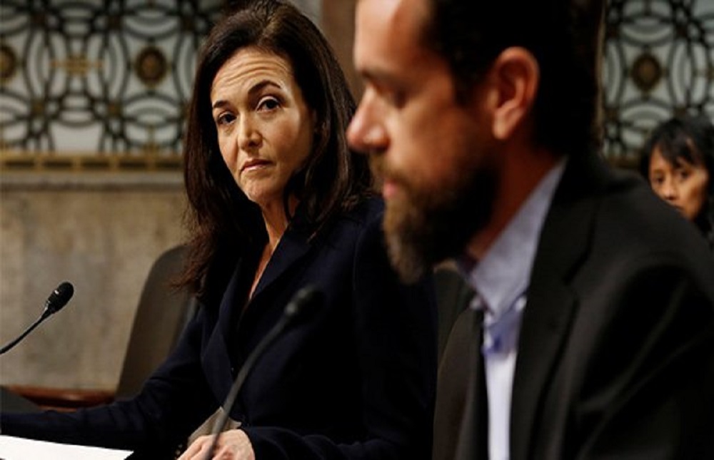 Facebook y Twitter regresan al Senado de EE.UU. por injerencia rusa - sheryl-sandberg