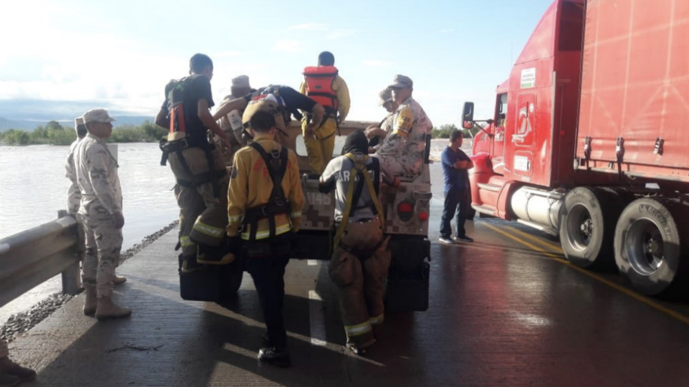 Ponen en marcha Plan DN-III-E en sur de Sonora por fuertes lluvias