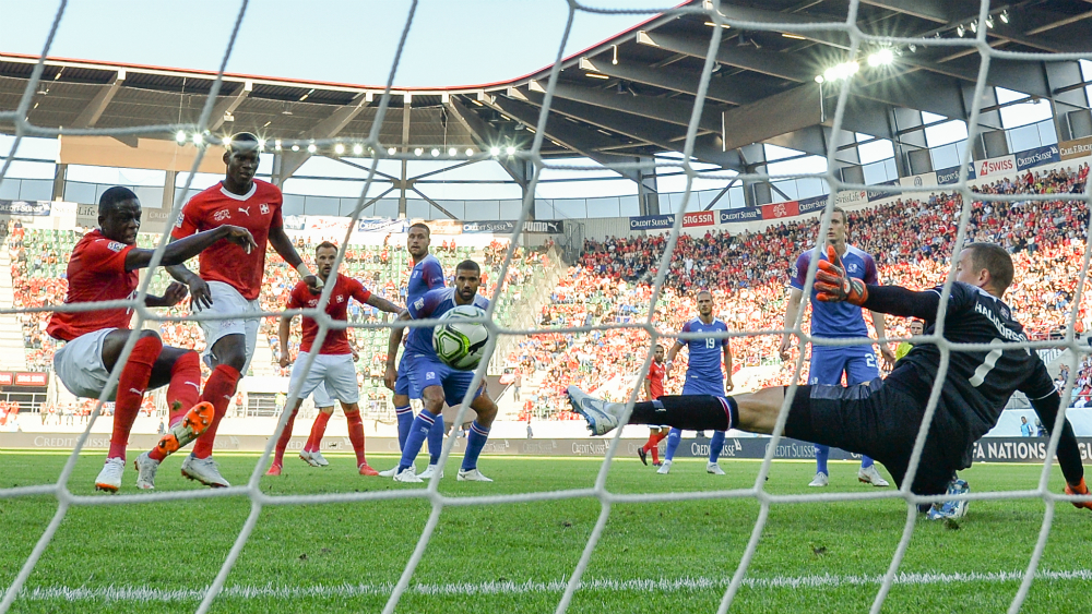 Suiza arrolla a Islandia en la Liga de Naciones de la UEFA - suiza-islandia