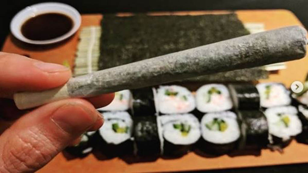 Cómo la legalización de la mariguana aumentó el turismo en EE.UU. - sushi-con-mariguana