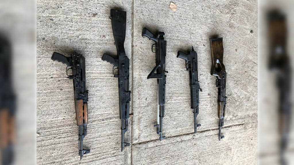 Sedena asegura armas largas, cartuchos y cargadores en Tamaulipas