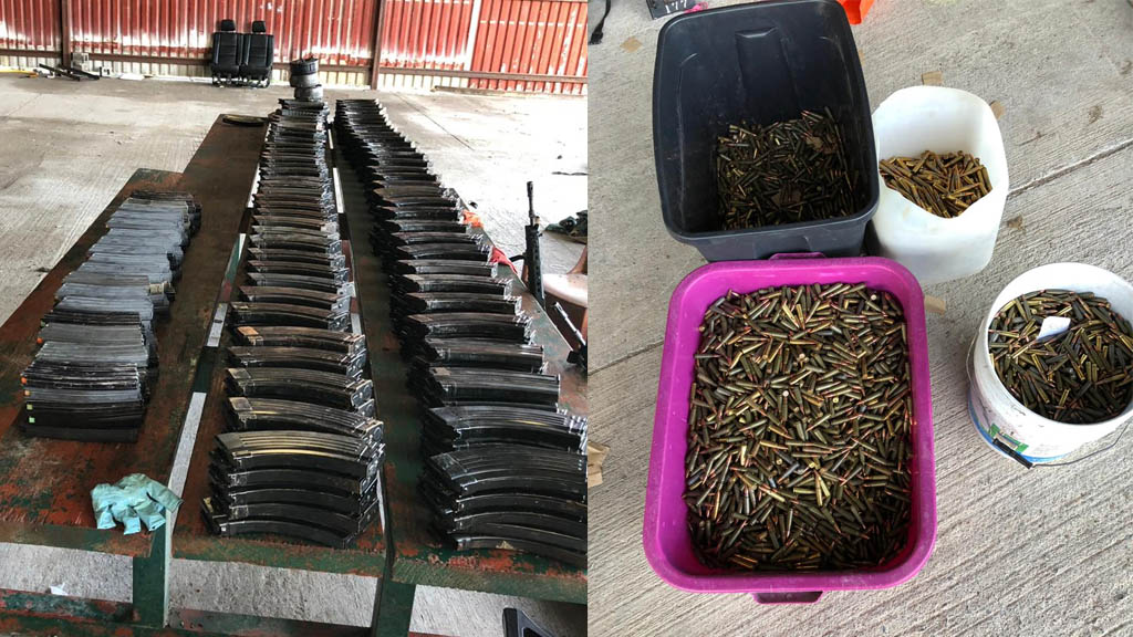Sedena asegura armas largas, cartuchos y cargadores en Tamaulipas - tamulipas-decomiso-armas-cargadores-uniformes