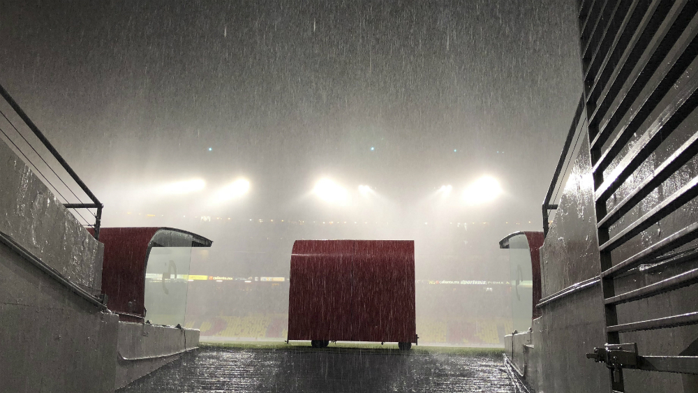 Morelia y Pumas terminan en empate tras tormenta eléctrica