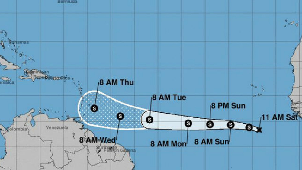 Nace la tormenta tropical Kirk en el Atlántico