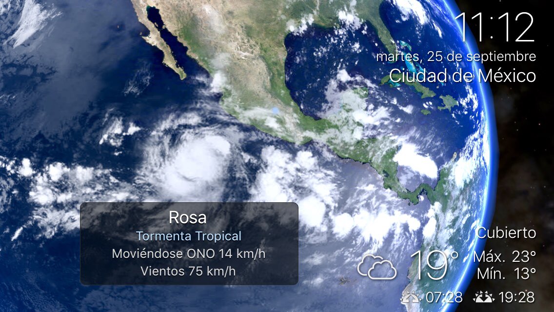 Se forma la tormenta tropical Rosa en el Pacífico - tormenta-tropical-rosa