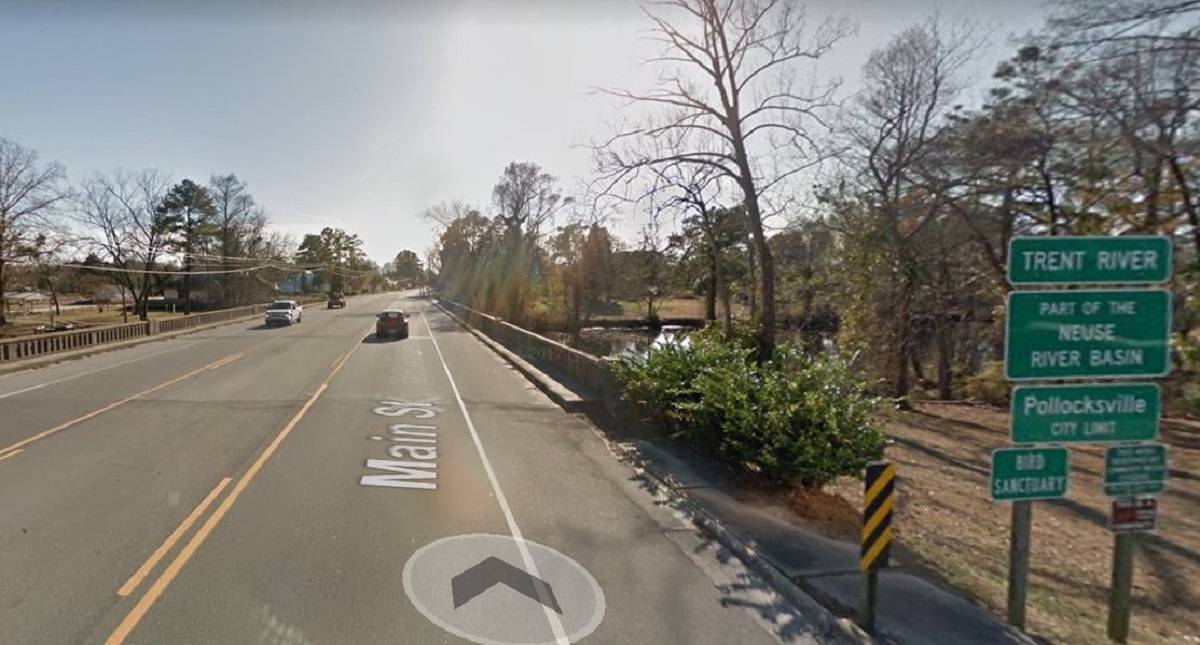 El antes y el después de Carolina del Norte y del Sur por Florence - trent-river-antes