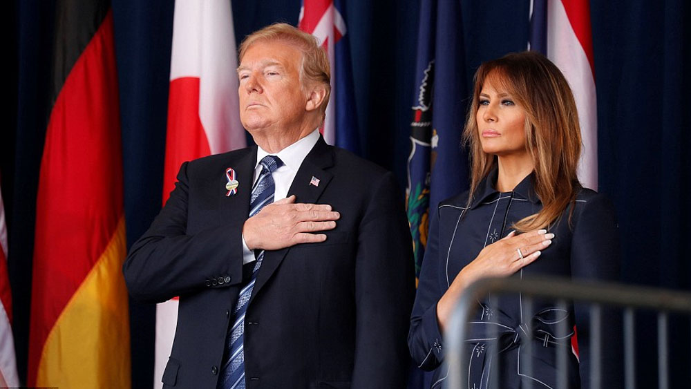 Trump recuerda en Pensilvania a víctimas del 11-S