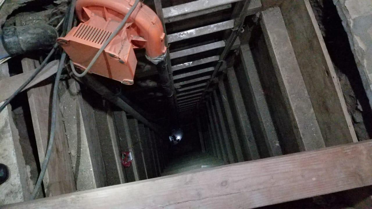 Localizan túnel en Baja California que podría cruzar a EE.UU. - tunel-tecate-san-diego2