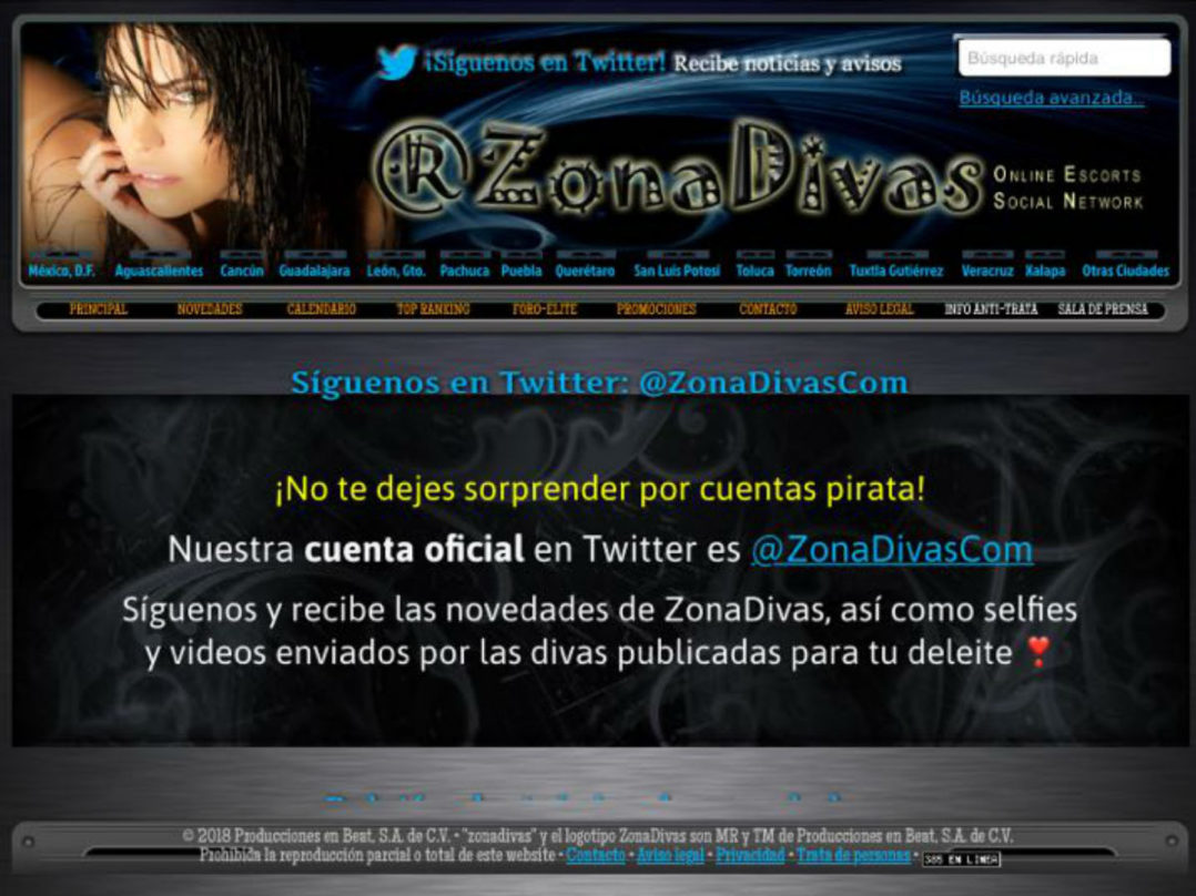 Dueño de Zona Divas registró marca en EE.UU. y México - zona-divas