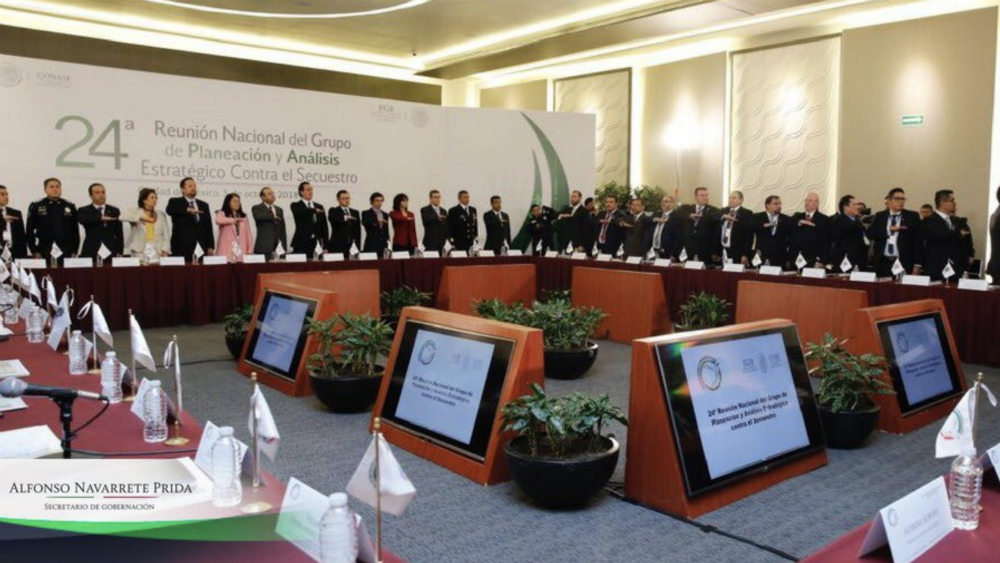 Disminuyó 54 por ciento el delito de secuestro en agosto de este año: Navarrete Prida - 24-reunion-anual-secuestro