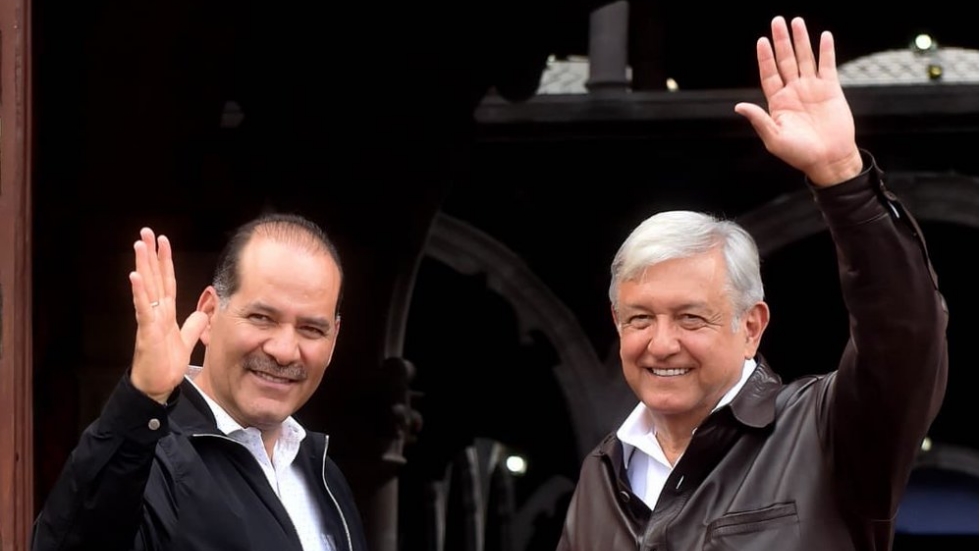 López Obrador se reúne con gobernador de Aguascalientes López Obrador se reúne con gobernador de Aguascalientes