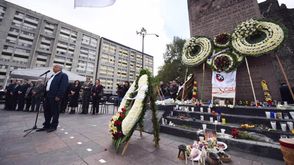 Piden a López Obrador reabrir fiscalía por masacre de Tlatelolco