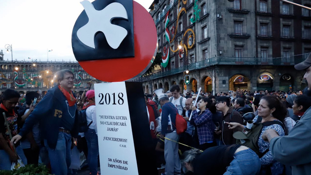 Saldo blanco tras marcha en conmemoración del movimiento de 1968: autoridades - antimonumento-68