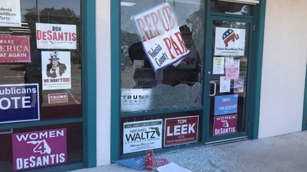 Atacan a balazos sede del Partido Republicano en Florida - atacan-a-balazos-sede-del-partido-republicano-en-florida