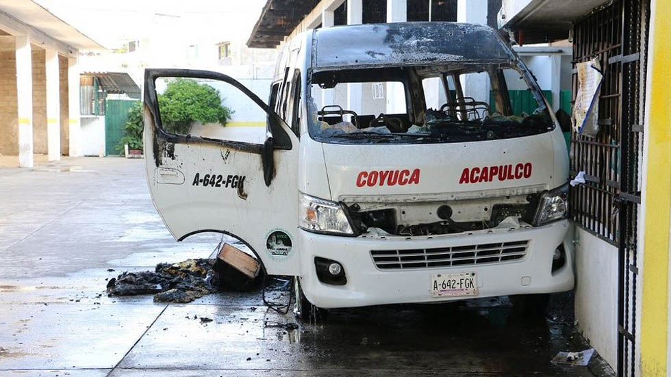 Ataque a sitio de combis en Acapulco deja un herido