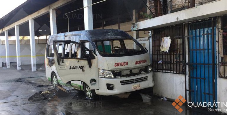 Ataque a sitio de combis en Acapulco deja un herido - ataque-sitio-combis-acapulco