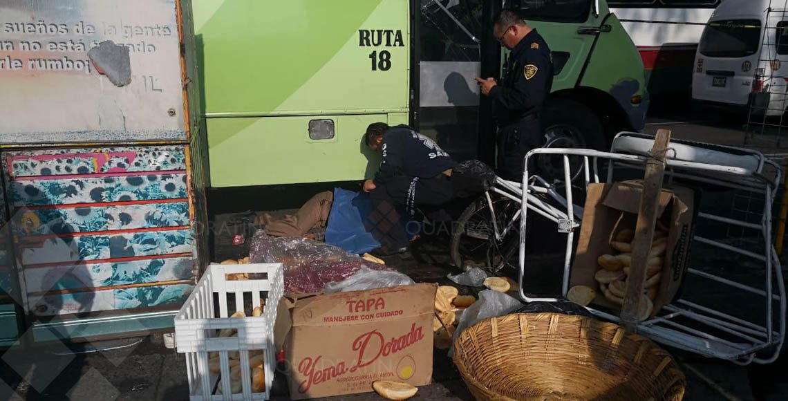 Conductor de la Ruta 18 atropella y mata a panadero en la GAM - atropella-gam