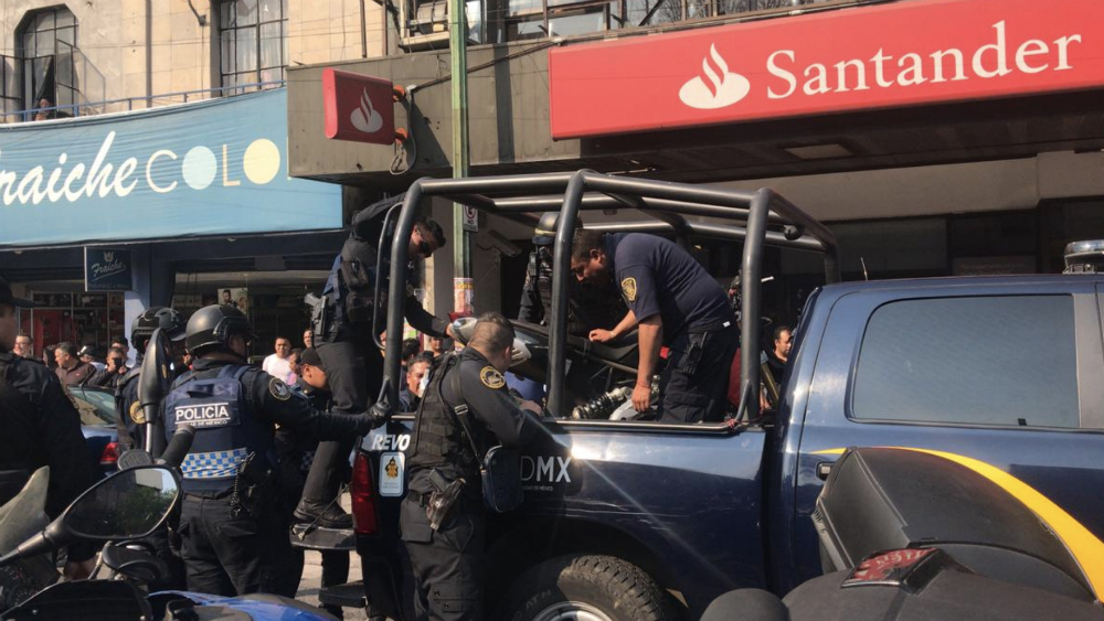 Balacera en Santa María La Ribera deja dos detenidos