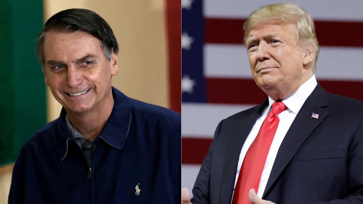 Donald Trump felicita a Bolsonaro