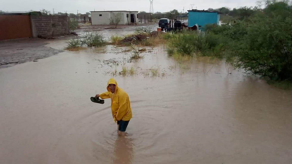 Lluvias en Sonora por tormenta tropical Rosa dejan un muerto