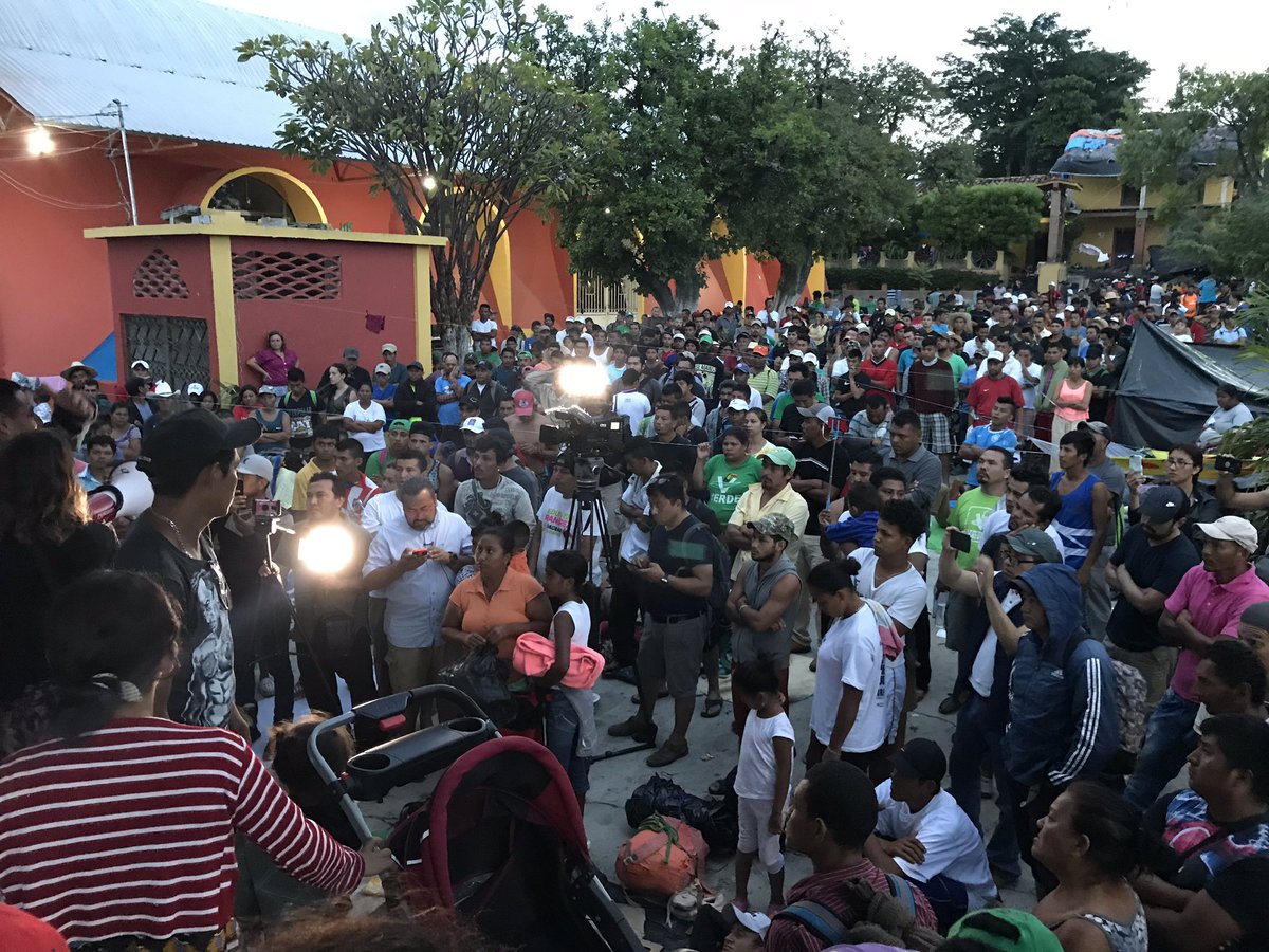 Caravana migrante pausa su marcha tras presunto robo de niño - caravana-migrante-4