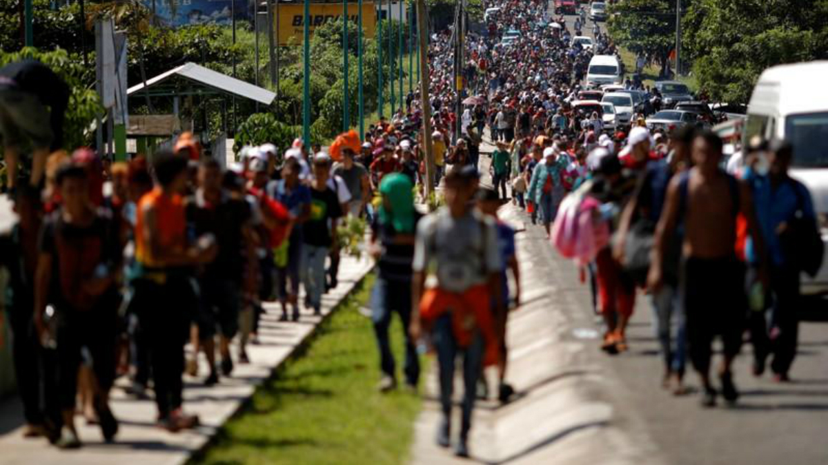 Caravana Migrante Reinicia Su Marcha Por Chiapas