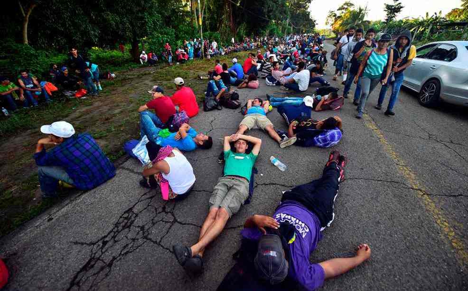 Caravana migrante reinicia su marcha por Chiapas - caravana-migrante-chiapas