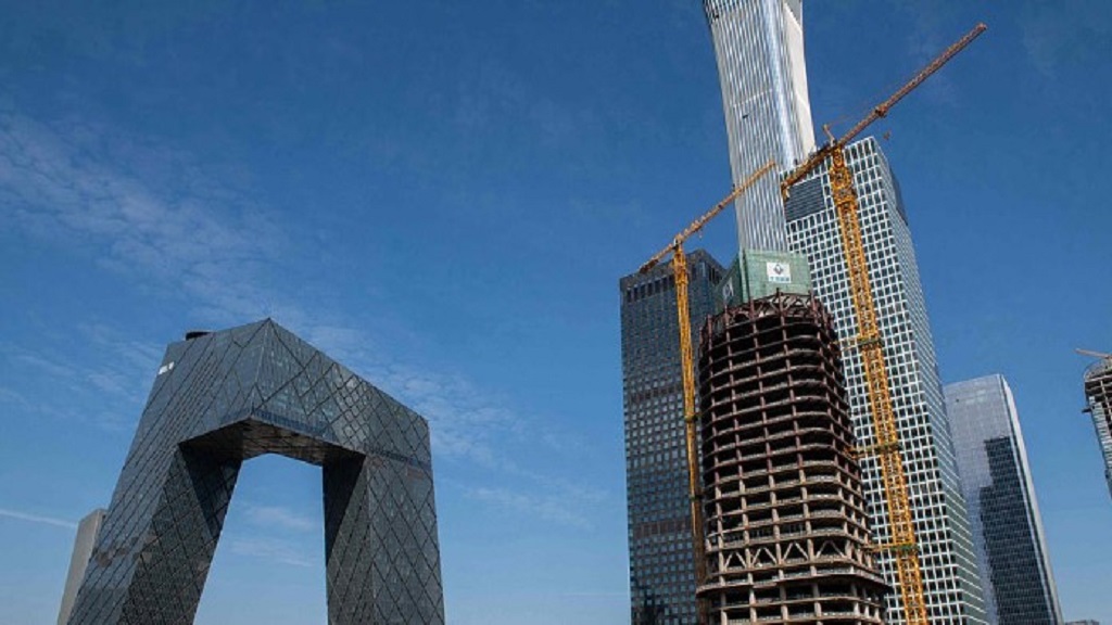 El antes y después de la acumulación de smog tóxico en Beijing - cctv-headquarters